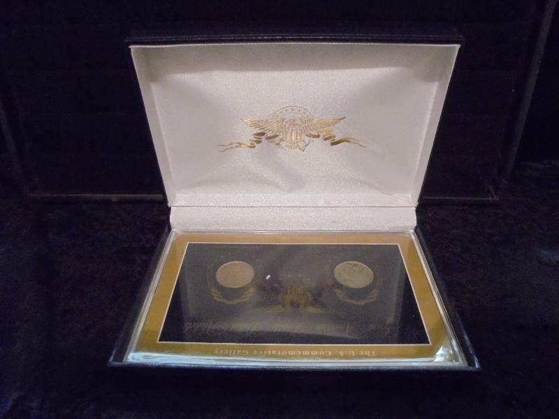 1938 Great American Double Dated Nickels in Display