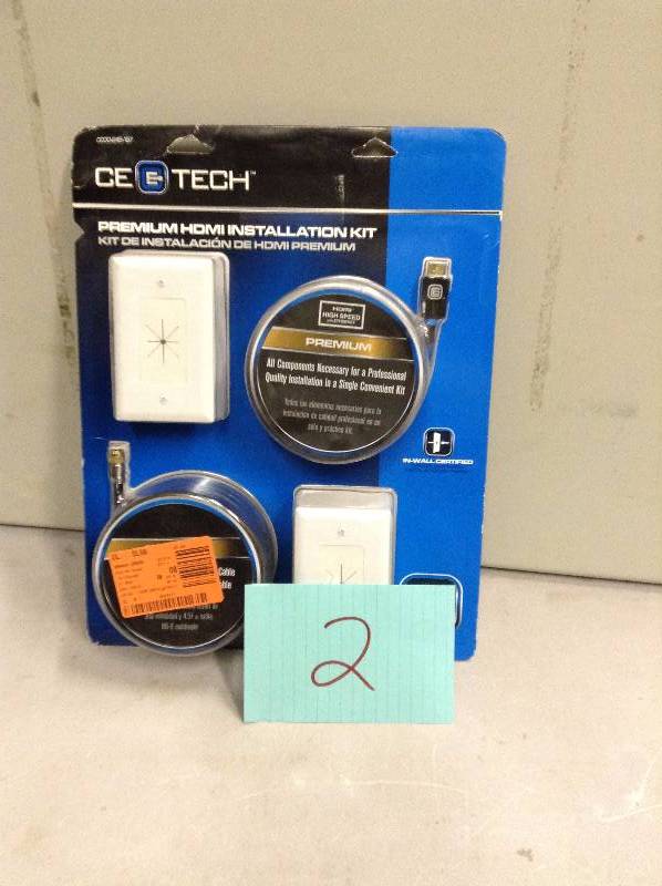 lot 2 image: CE TECH Premium HDMI Installation Kit New