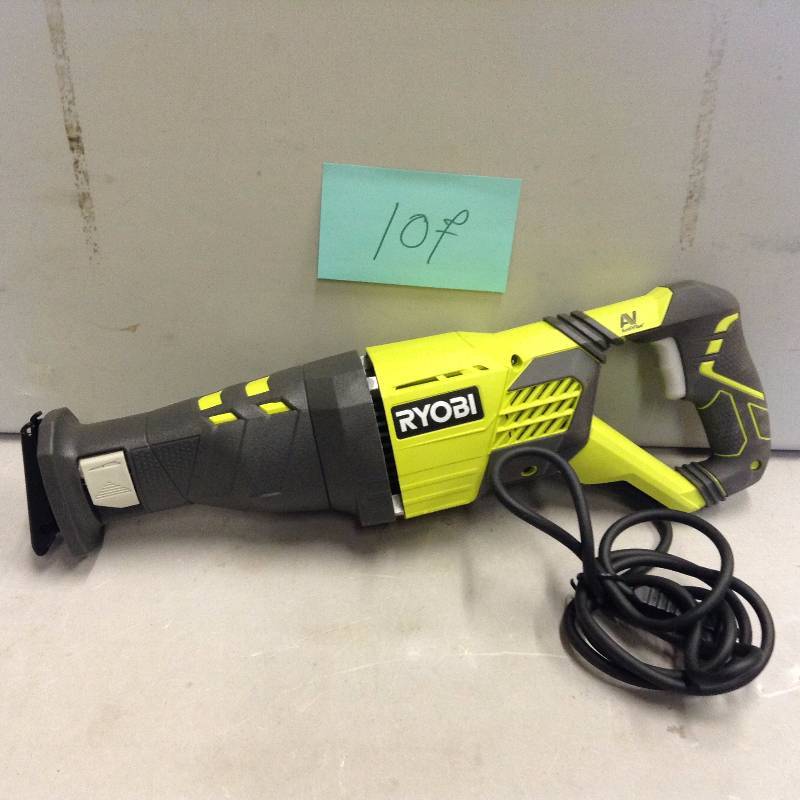 lot 107 image: Ryobi 12 Amp Variable Speed Reciprovratin Saw never used