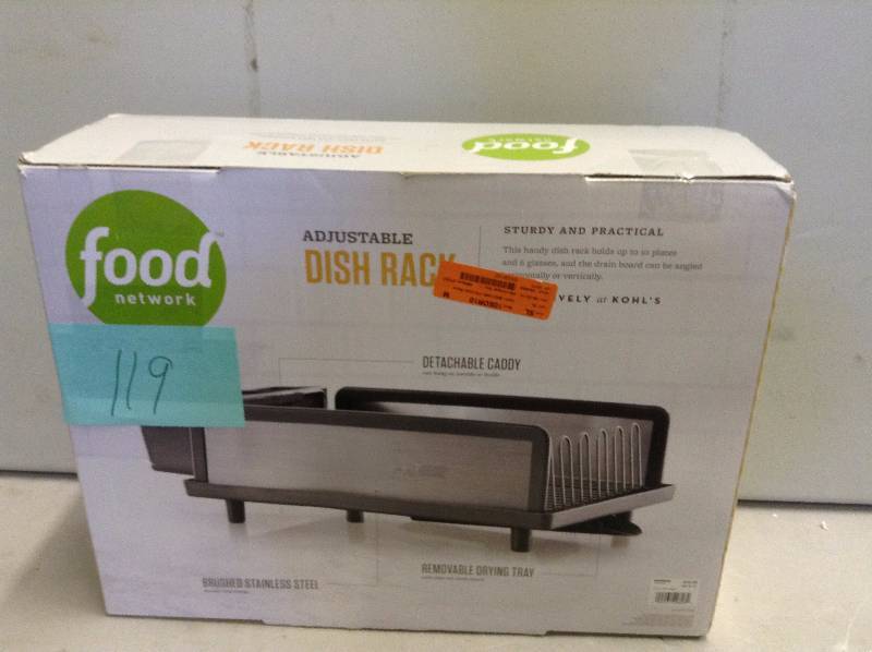 Food network outlet adjustable dish rack