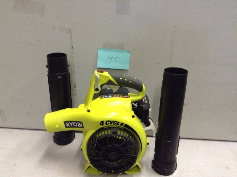lot 145 image: Ryobi 4 Cycle Gas Blower never used