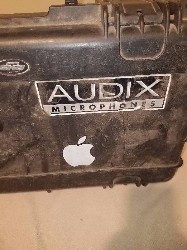 audix microphones hard case