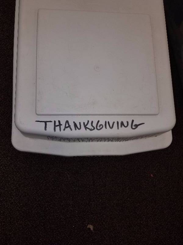 Tote of Thanksgiving Decorations