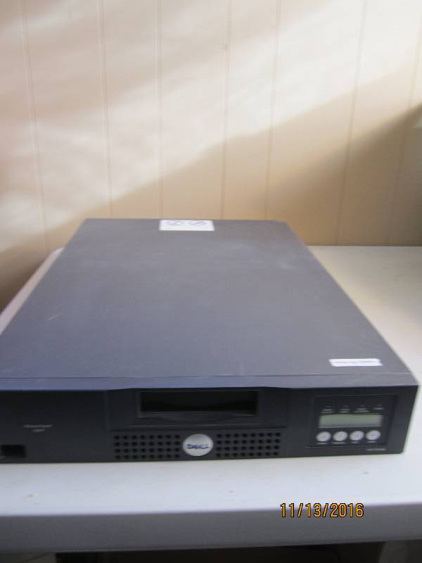 lot 1 image: Dell power vault 122T tape autoload...