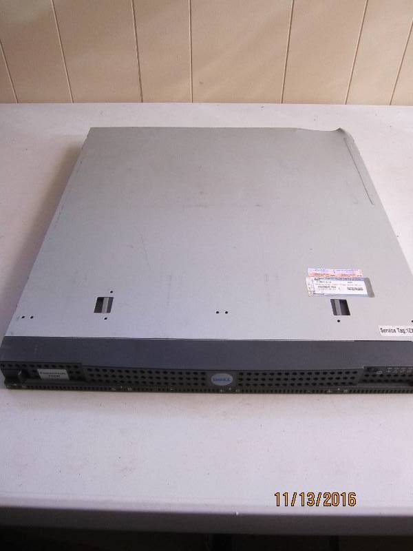 lot 11 image: Dell powervault 715N damage on back...