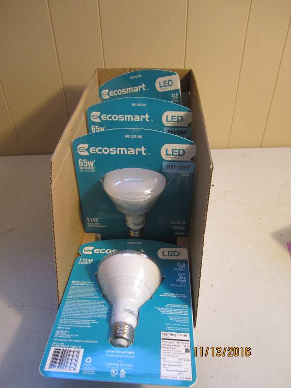 lot 69 image: Lot of 4 new Ecosmart LED daylight ...