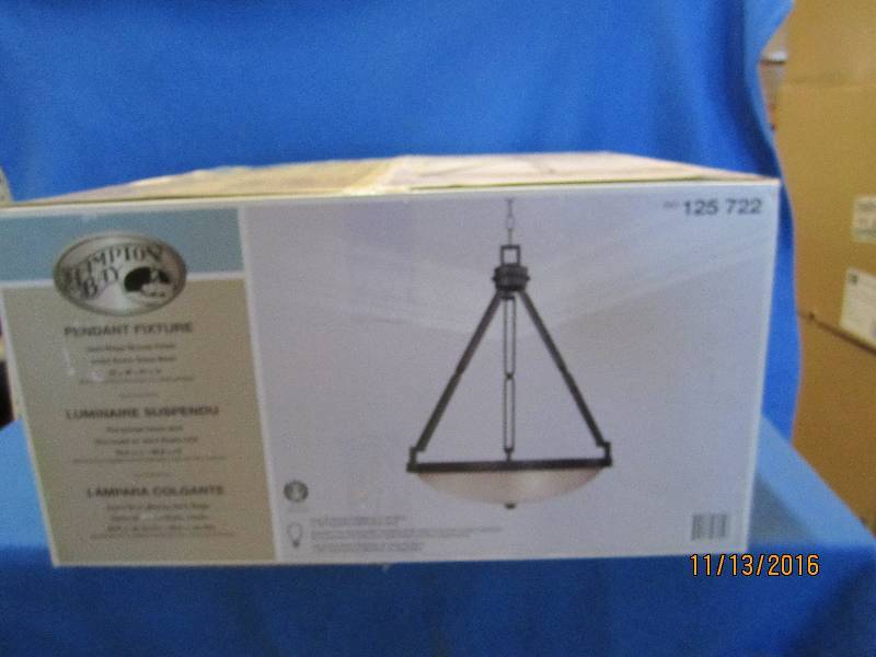 lot 92 image: Hamption bay light fixture...