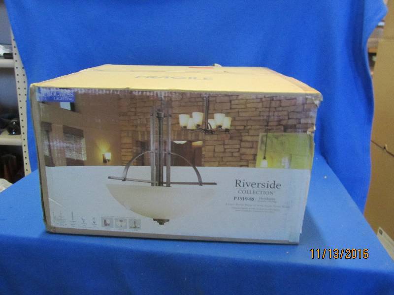 lot 94 image: Riverside collection chandelier...