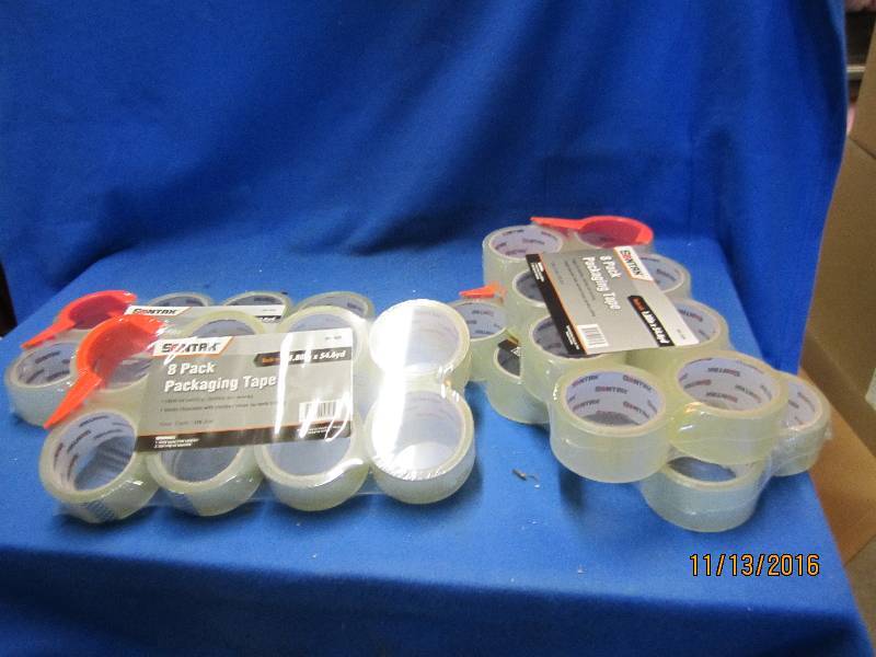 lot 100 image: 4 8 packs of tape...