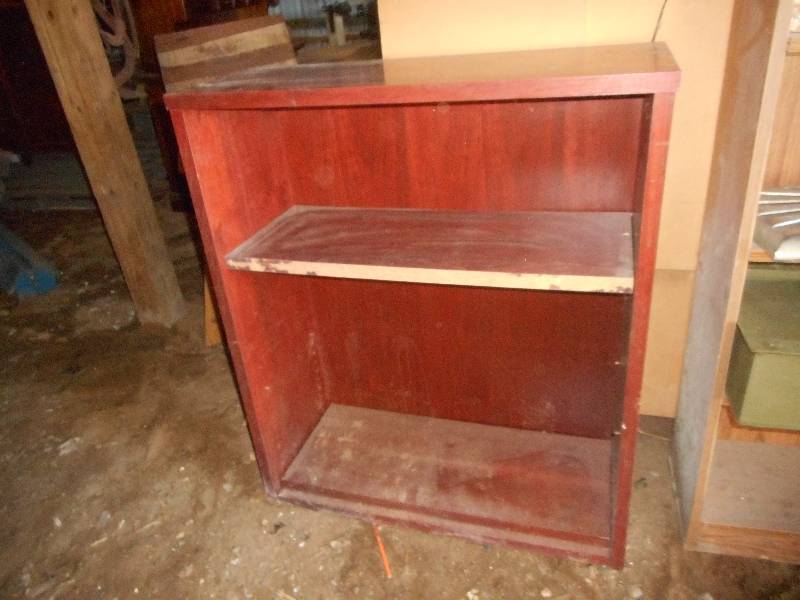 VINTAGE CHERRY WOOD BOOK CASE