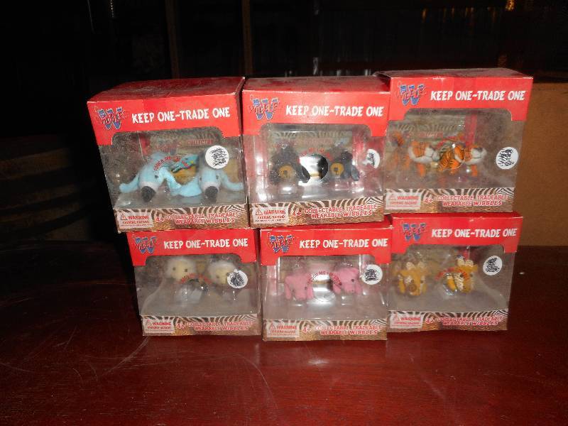 6 COLLECTIBLE WIBBLES