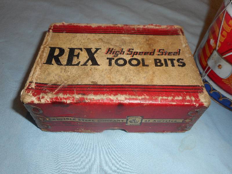 ANTIQUE REX TOOL BITS BOX