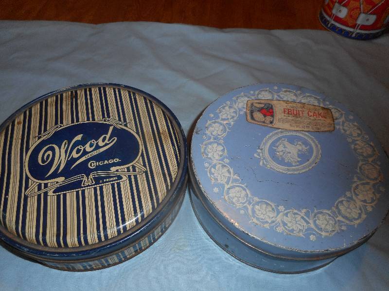 2 ANTIQUE TINS