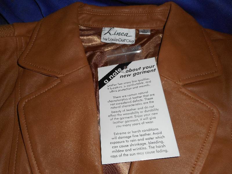 LINEA LOUIS DELL LEATHER AND KNIT JACKET