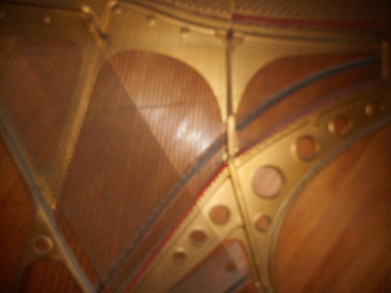 ANTIQUE BRASS HARP BOARD