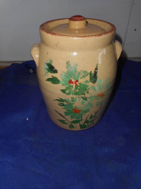 CROCK COOKIE JAR