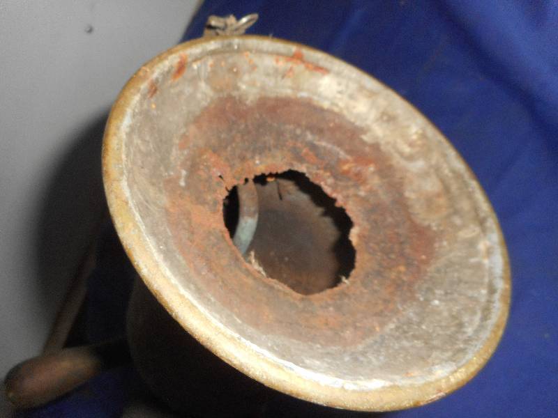 ANTIQUE BRASS TORCH