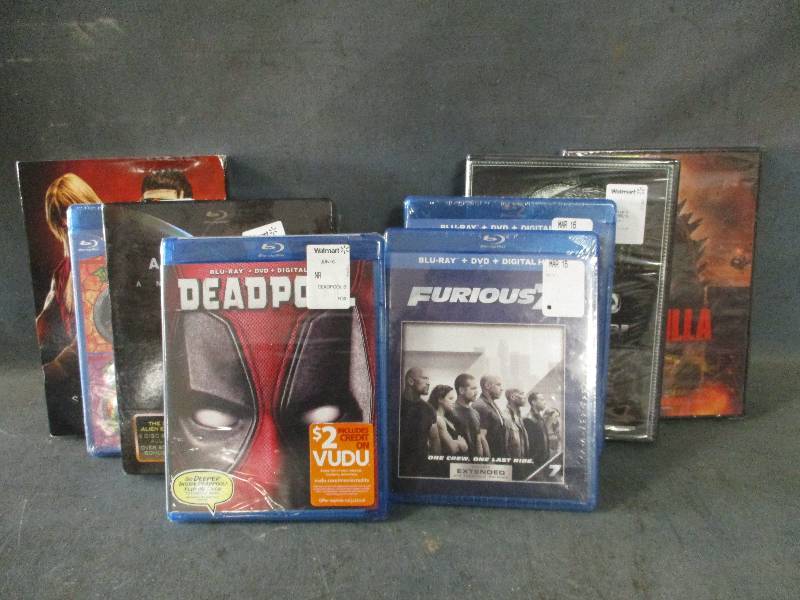lot 22 image: Blu Ray and DVD Movies