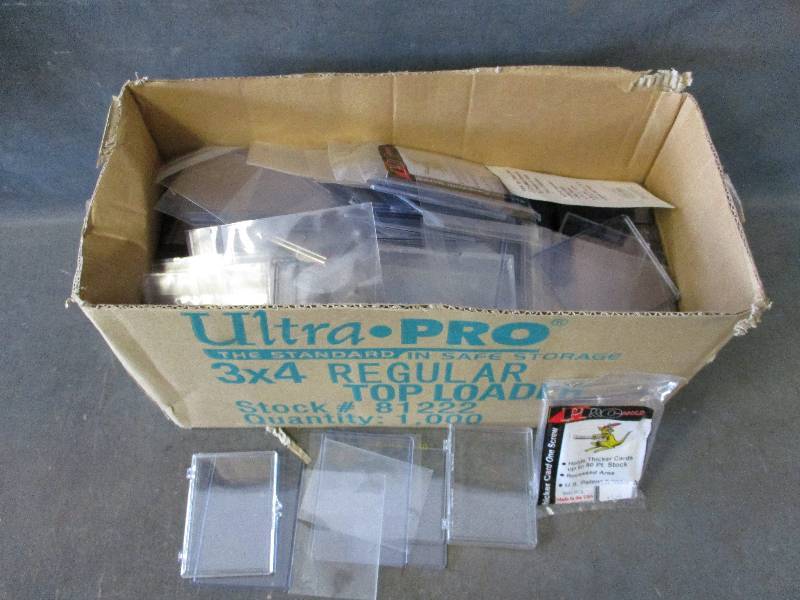 lot 27 image: Collector Card ProtectorsDisplay Cases and Sleeves