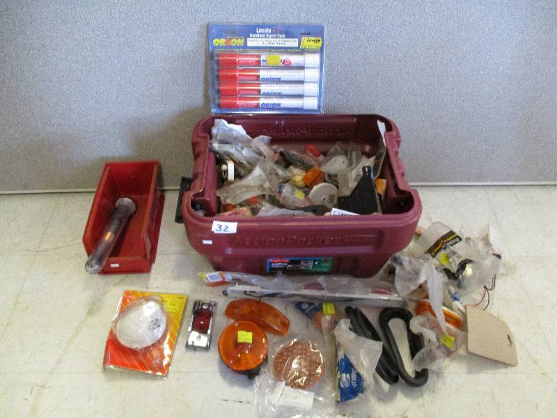 lot 32 image: Friction Flashlight, Signal Lights and More