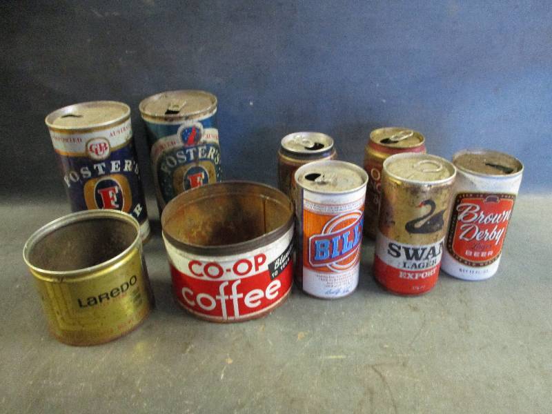 lot 54 image: Vintage Beer Cans and More