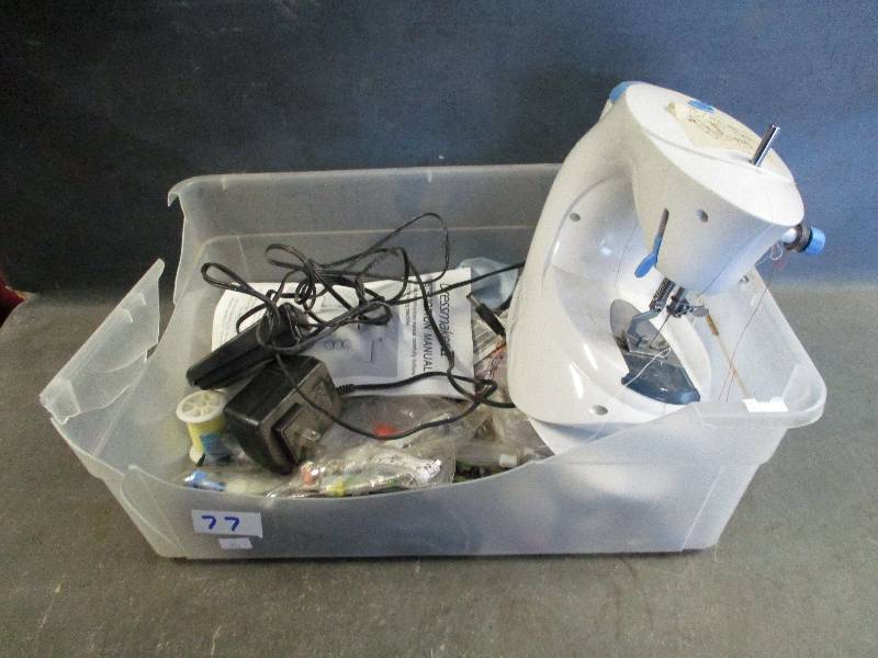 lot 77 image: Sewing Machine and Accessories