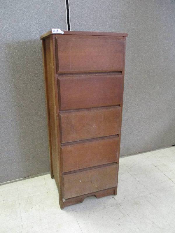 lot 114 image: 5 Drawer Cabinet