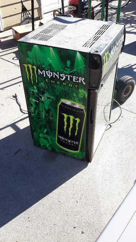 Monster energy brand cooler