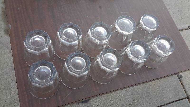 Set of 10 two ounce glasses from liberty duratuff brand