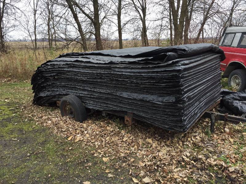 38 NEARLY NEW CONCRETE BLANKETS USED ONCE