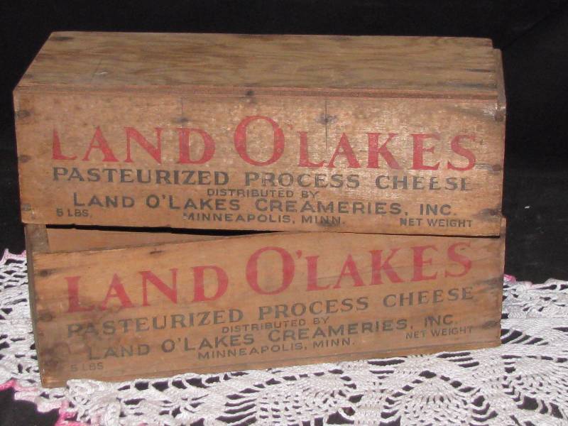Land O Lakes Cheese Boxes