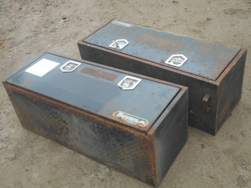 lot 15 image: (2) 48 Steel Under-Body Toolboxes,...