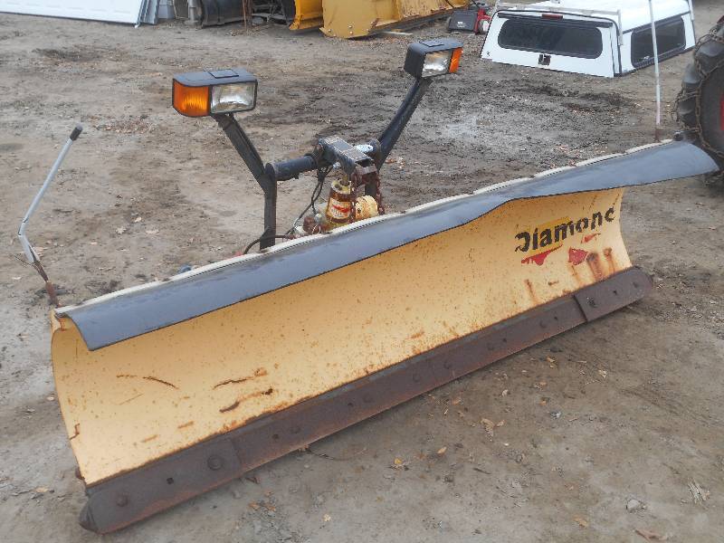 lot 22 image: Diamond 9ft Hydraulic Snowplow, Ste...