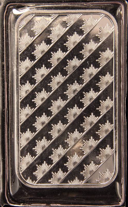 1 TROY OZ. .999 FINE SILVER BAR SUNSHINE MINTING SEALED