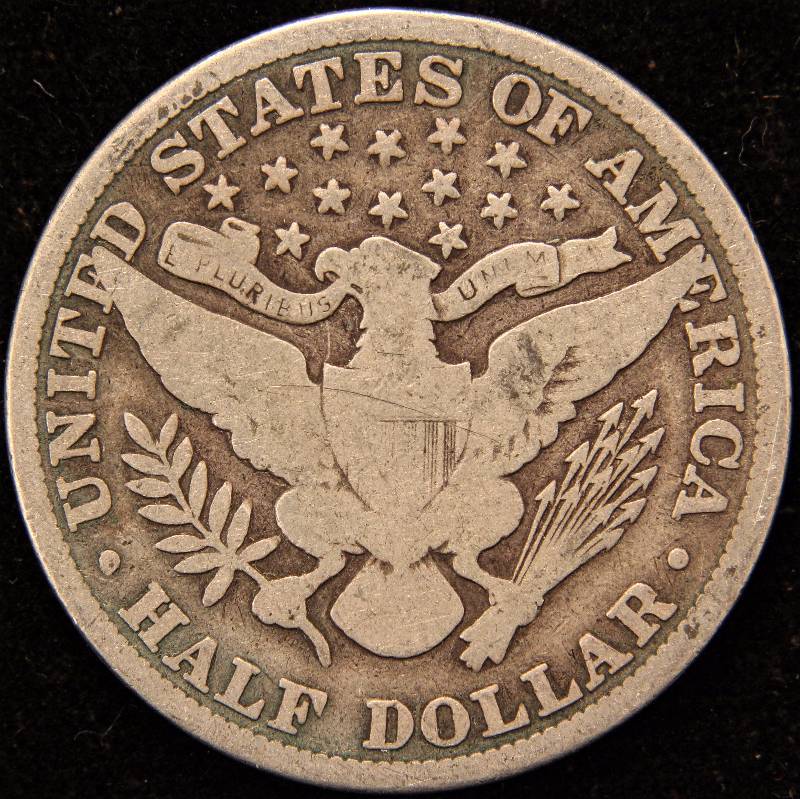 1904 BARBER SILVER HALF DOLLAR GOOD
