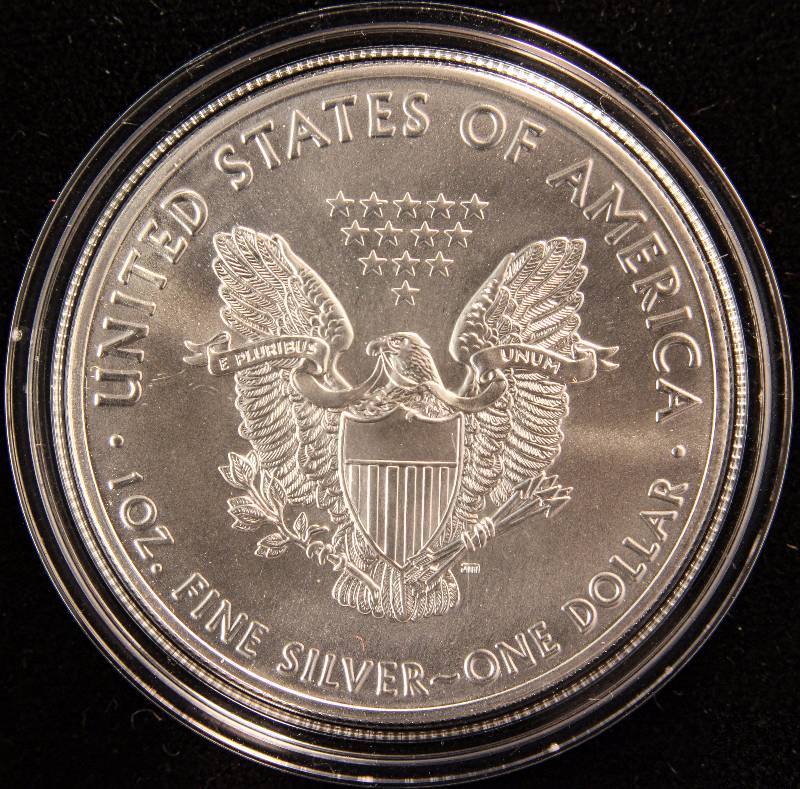 2016 AMERICAN SILVER EAGLE 1 TROY OZ. .999 FINE SILVER DOLLAR IN AIRTITE CAPSULE