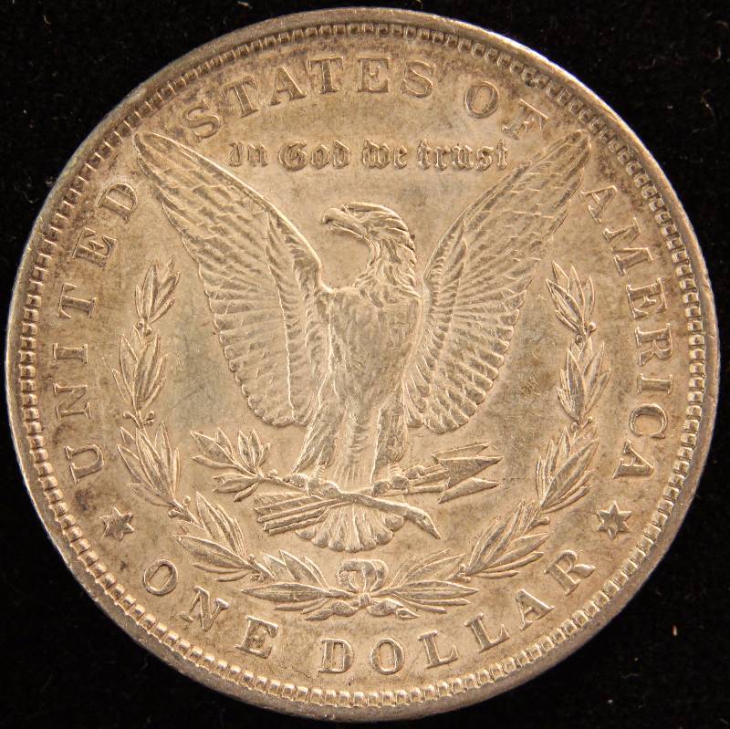 1900 MORGAN SILVER DOLLAR AU