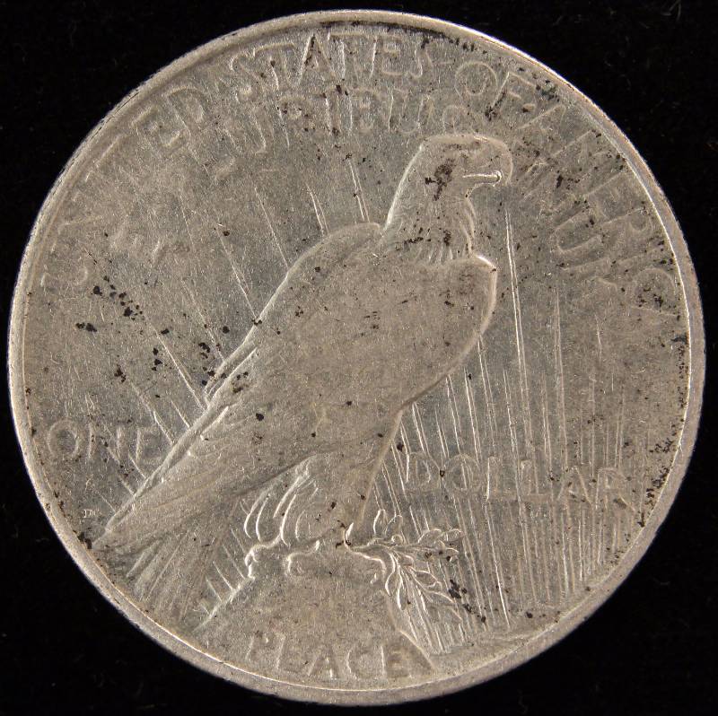 1922-D PEACE SILVER DOLLAR FINE