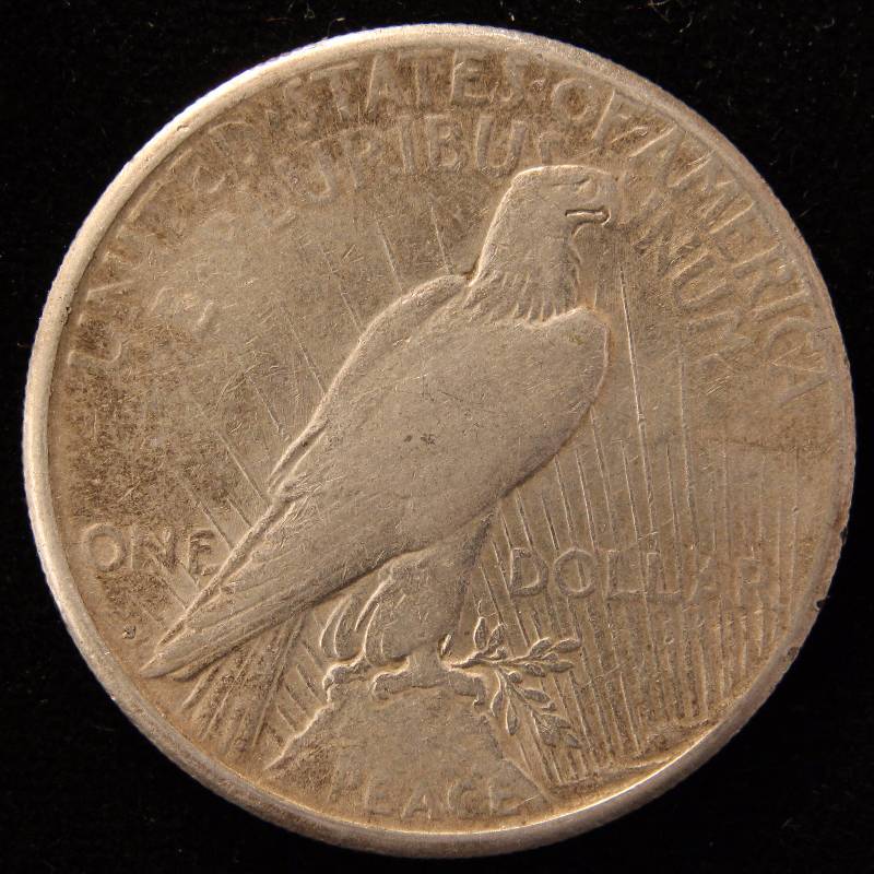 1922-S PEACE SILVER DOLLAR FINE