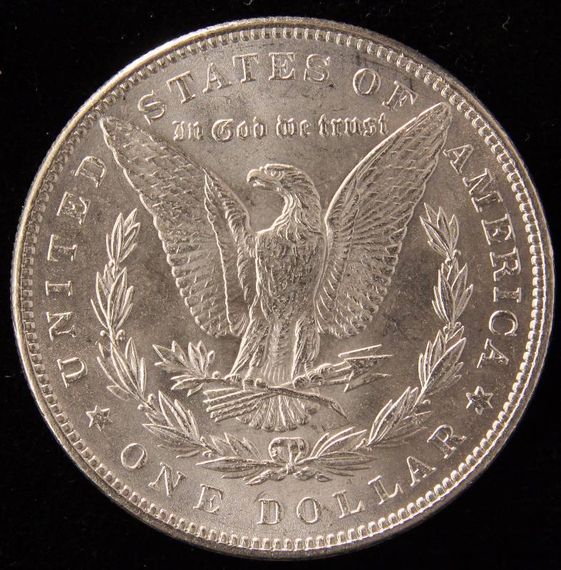 1887 MORGAN SILVER DOLLAR BU-UNC