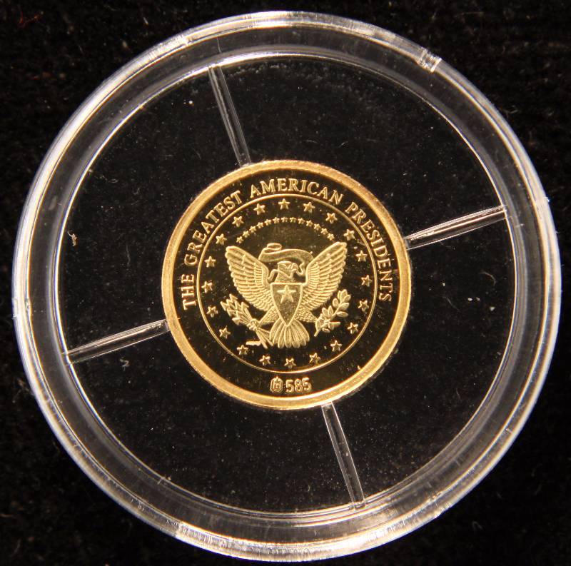PROOF GOLD 12 GRAM (.5 G) .585 (14K) IN AIRTITE HOLDER