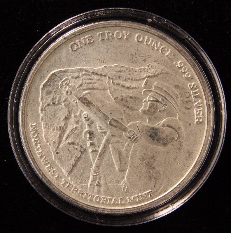 1 TROY OZ. .999 FINE SILVER PAN AMERICAN SILVER CORP IN AIRITITE HOLDER