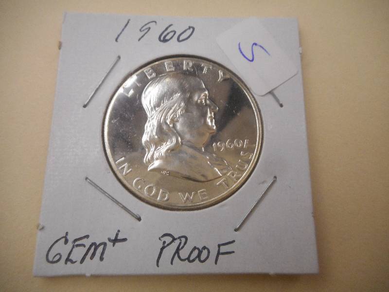 1960 Franklin Half, Proof, Noted As...