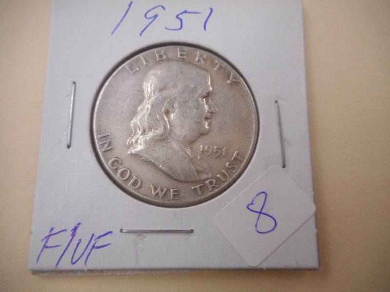 1951 Franklin Half Dollar ...