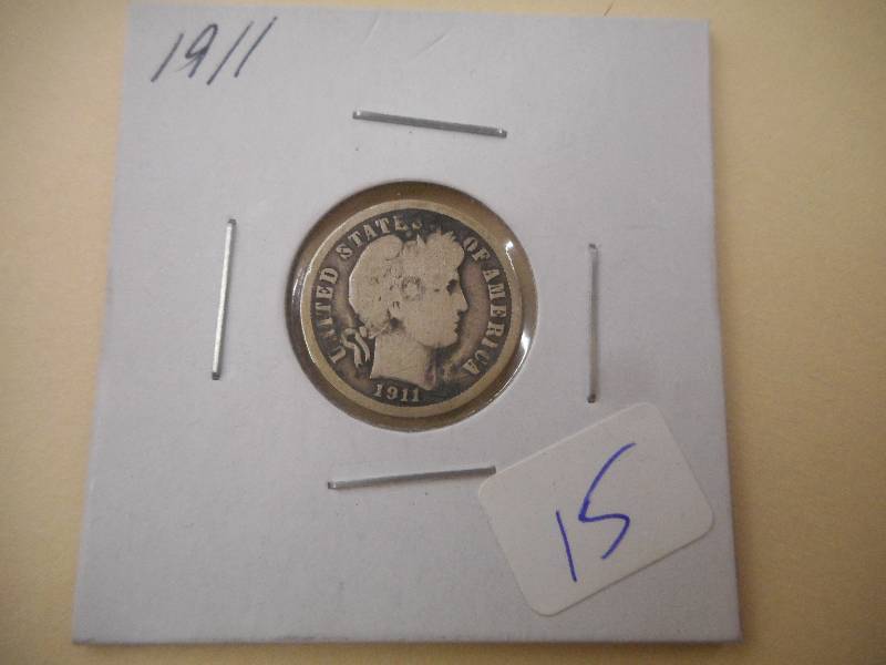 1911 Barber Dime, Very Nice Detail ...