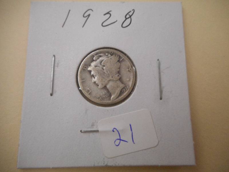 1928 Mercury Dime ...