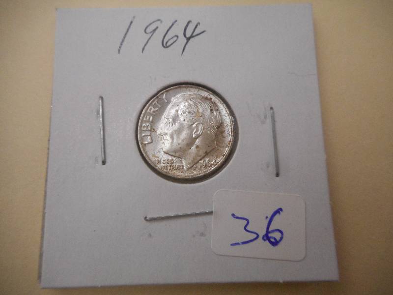 1964 Roosevelt Dime ...