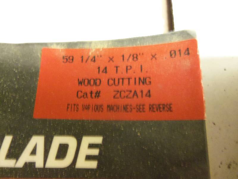 Two Brand New Band Saw Blades