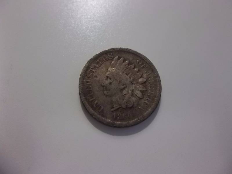 1860 Indian Head Bronze Cent