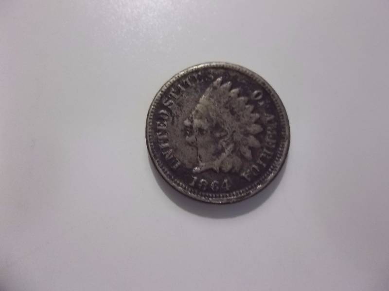 1864 Indian Head Bronze Cent Better Date